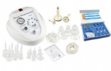 Breast enlargement vacuum with microdermabrasion